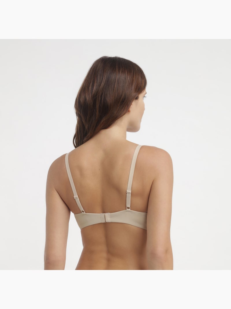 Soutien-gorge sans armatures My Daily Confort Beige argile - Kiabi