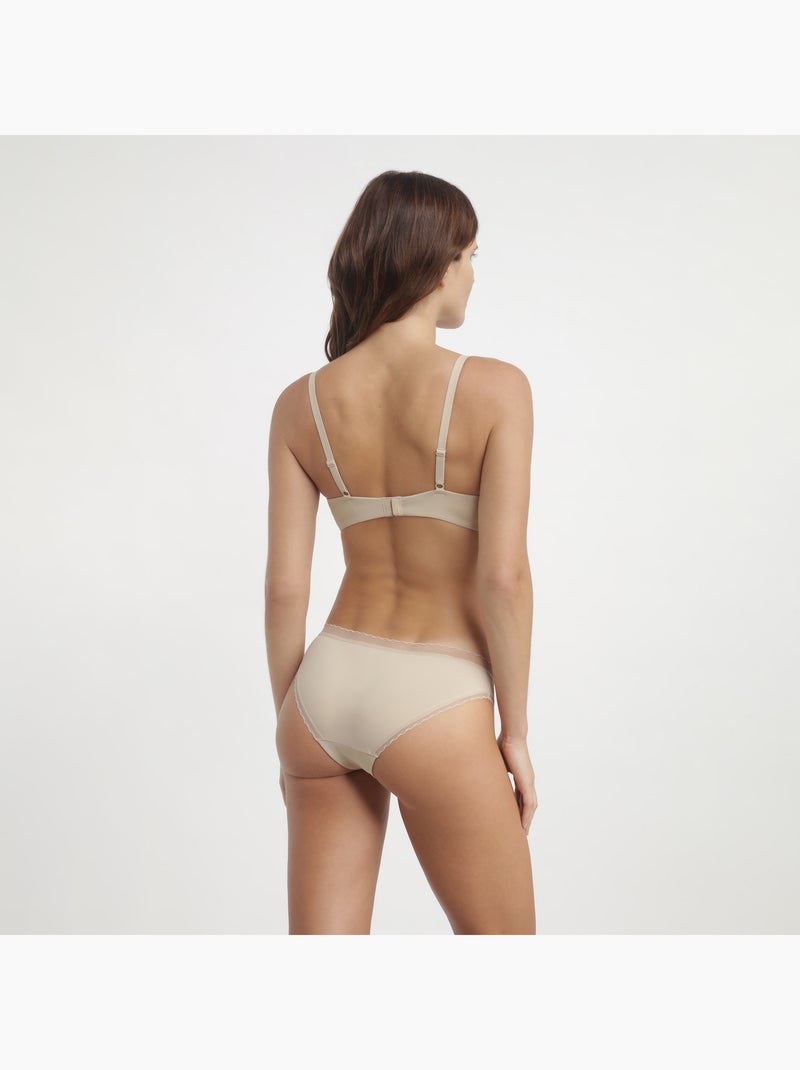 Soutien-gorge sans armatures My Daily Confort Beige argile - Kiabi
