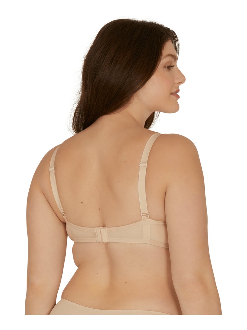 Soutien-gorge sans armatures NUANCES Beige - Kiabi