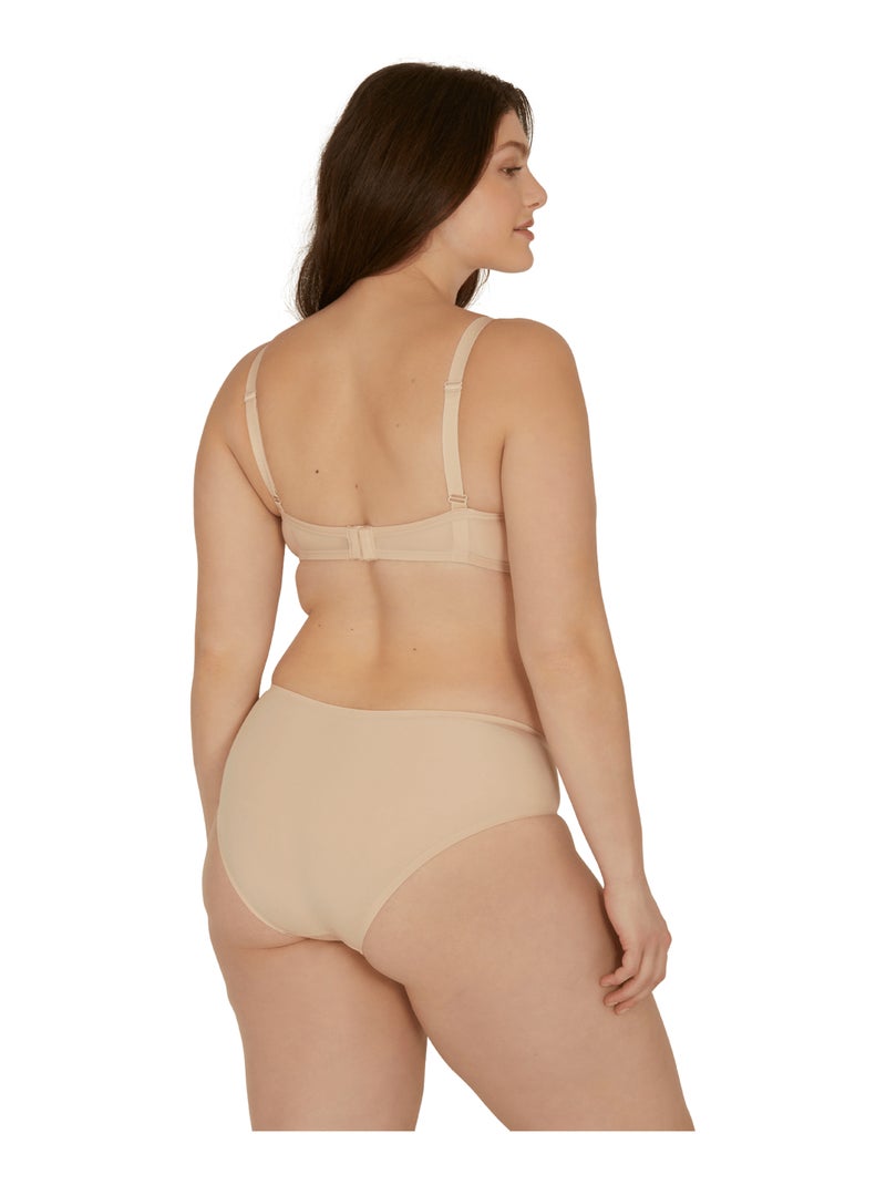 Soutien-gorge sans armatures NUANCES Beige - Kiabi