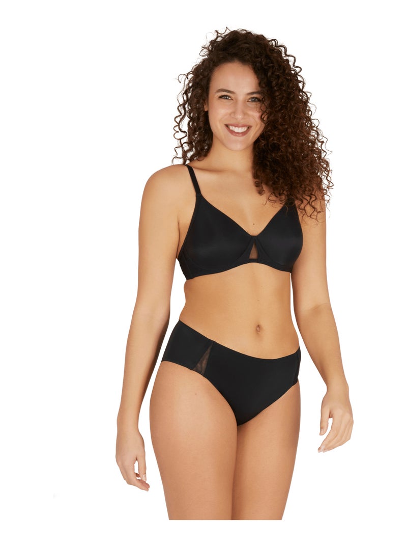 Soutien-gorge sans armatures NUANCES Noir - Kiabi
