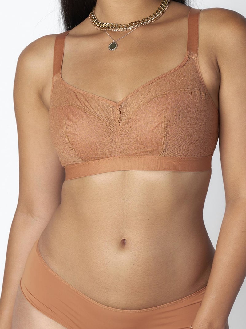 Soutien-gorge sans armatures Olena - RougeGorge Lingerie Marron caramel - Kiabi
