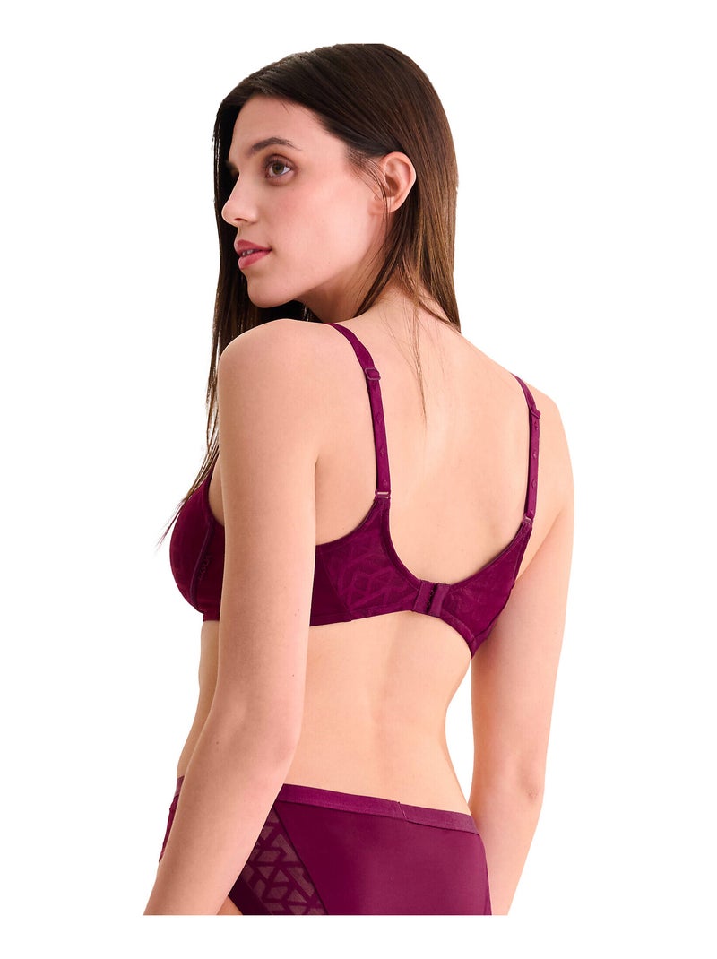 Soutien-gorge sans armatures Opal Magenta - Kiabi