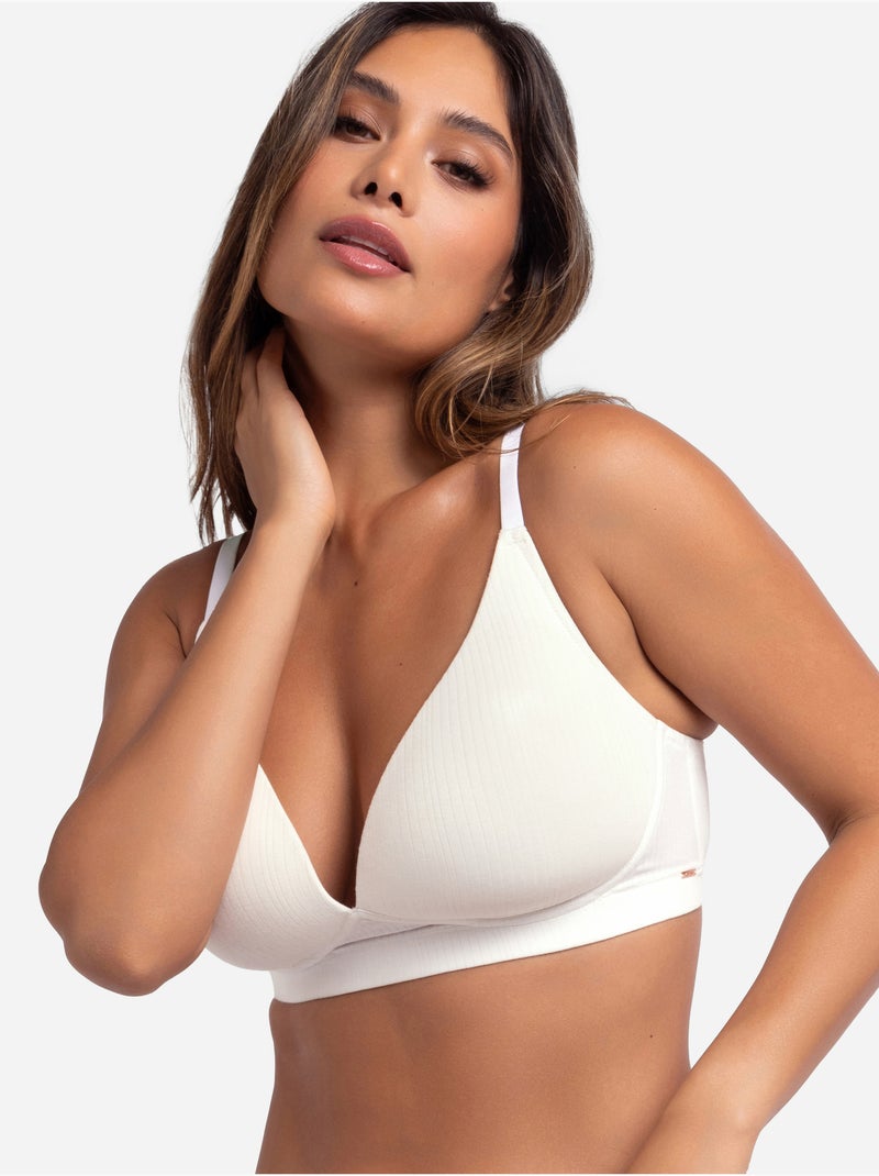 Soutien-gorge sans armatures Origins Dorina Ivoire - Kiabi