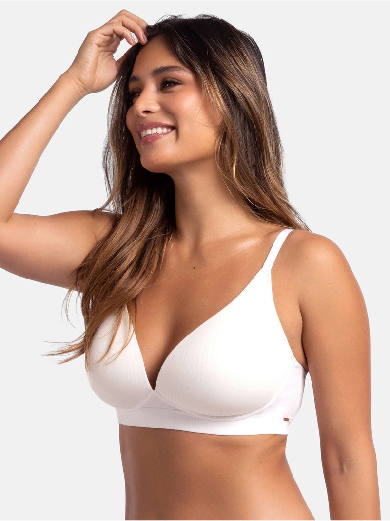 Soutien-gorge sans armatures Origins Dorina Ivoire - Kiabi