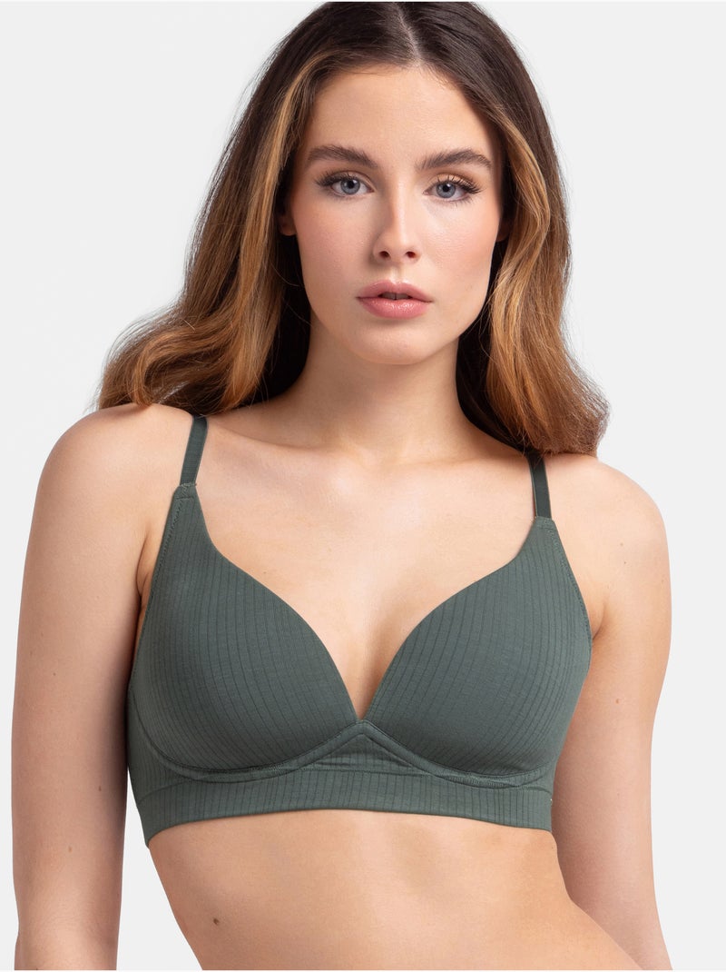 Soutien-gorge sans armatures Origins Dorina Vert - Kiabi