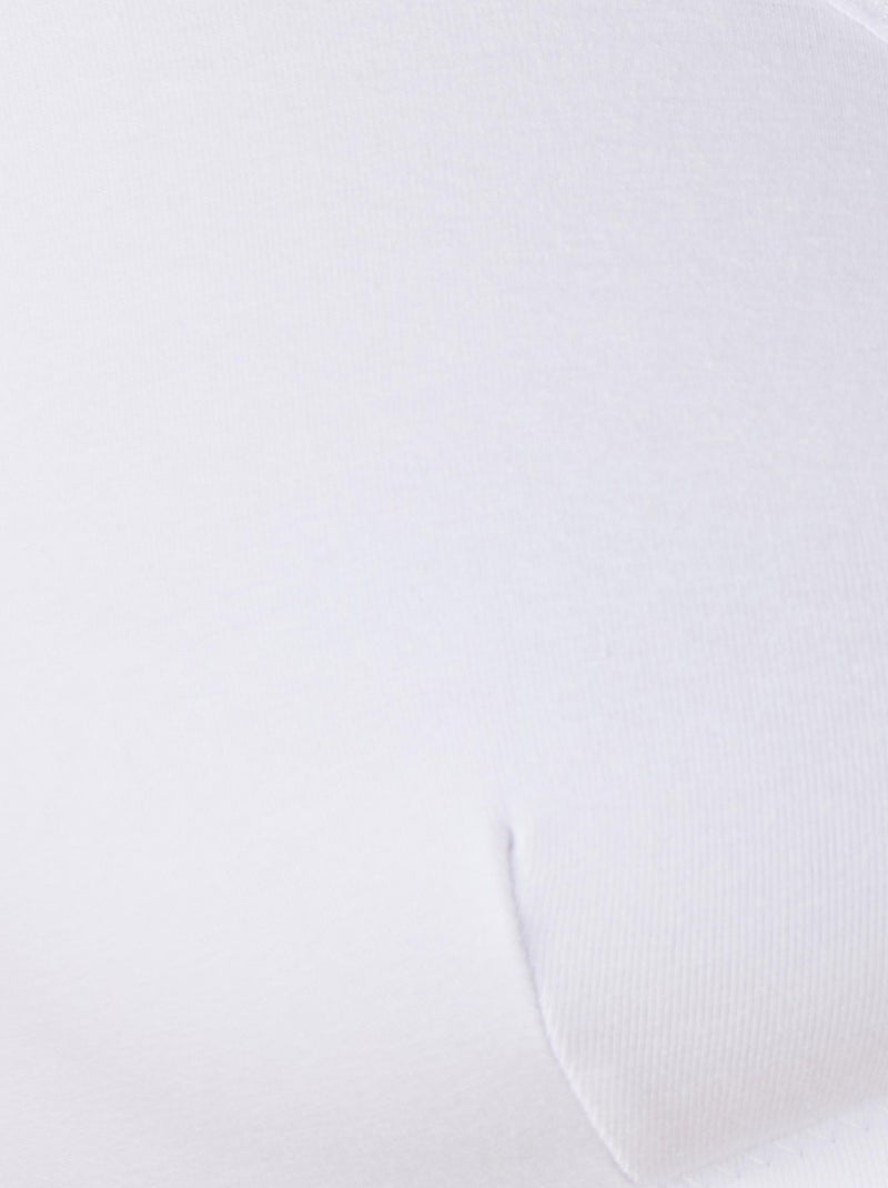 Soutien-gorge sans armatures ouvert devant - Damart Blanc - Kiabi