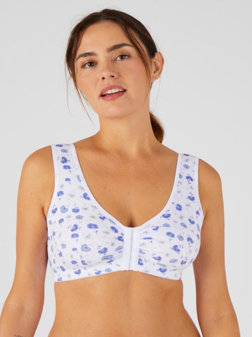 Soutien-gorge sans armatures ouvert devant - Damart - Kiabi
