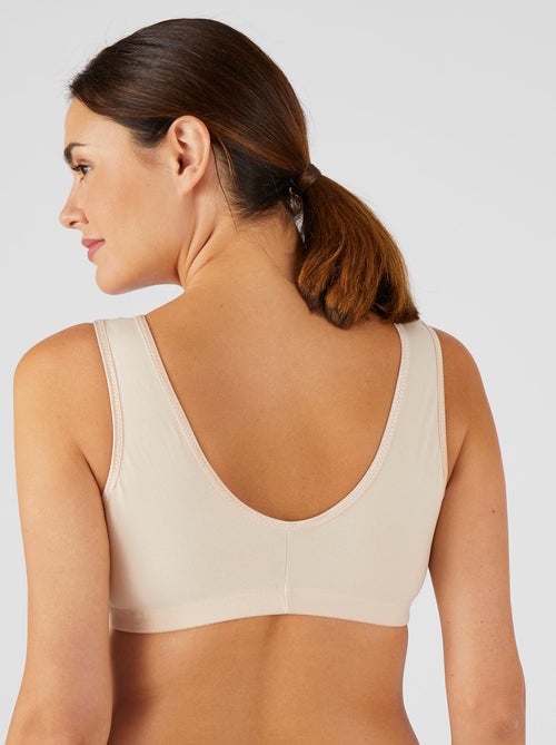 Soutien-gorge sans armatures ouvert devant - Damart - Kiabi