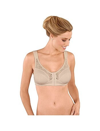 Soutien-gorge sans armatures ouvert devant