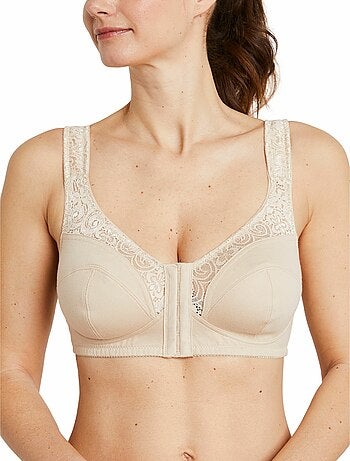 Soutien-gorge sans armatures ouvert devant