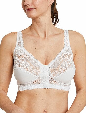 Soutien-gorge sans armatures ouvert devant