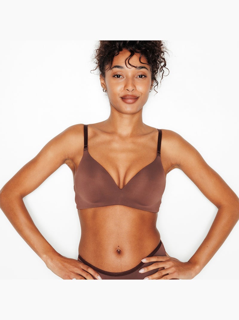 Soutien-gorge sans armatures Perfect - RougeGorge Lingerie Marron - Kiabi