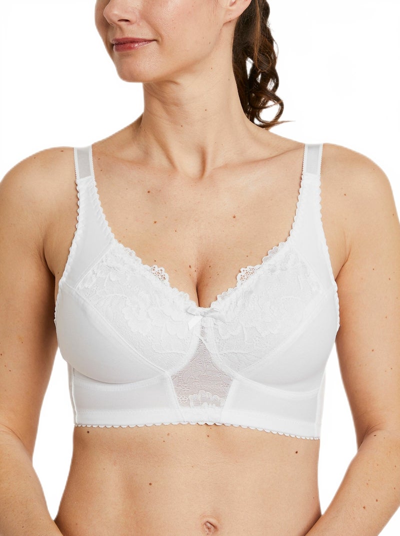 Soutien-gorge sans armatures post opératoire Blanc - Kiabi