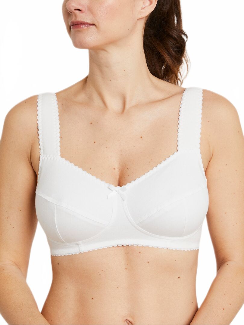 Soutien-gorge sans armatures post opératoire Blanc - Kiabi