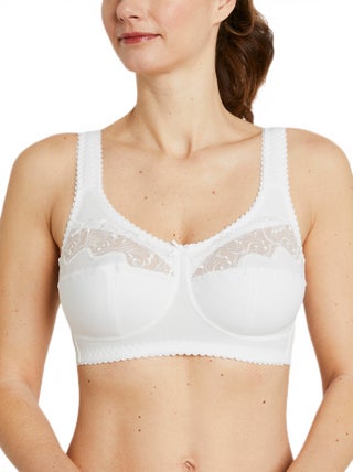 Soutien-gorge sans armatures tulle brodé