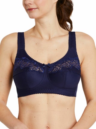 Soutien-gorge sans armatures tulle brodé