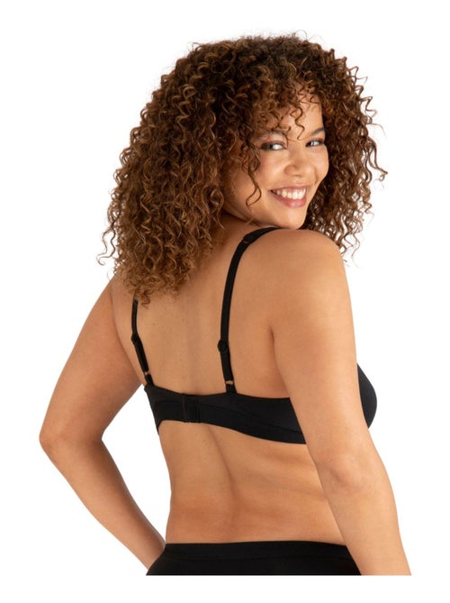 Soutien-gorge sans armatures TULLE DESIGN COTON - Kiabi