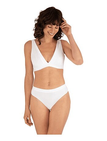 Soutien-gorge sans armatures TULLE DESIGN COTON Well