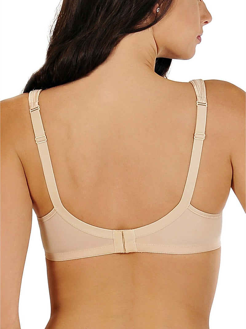 Soutien-gorge sans armatures Victoria Beige - Kiabi