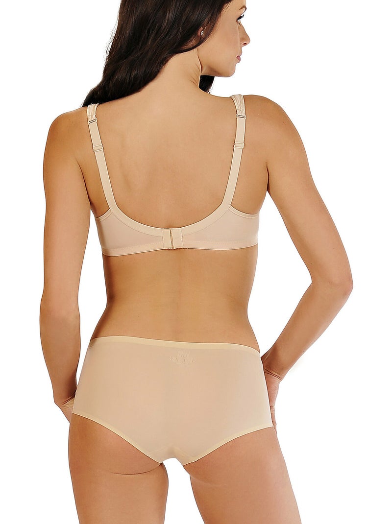 Soutien-gorge sans armatures Victoria Beige - Kiabi