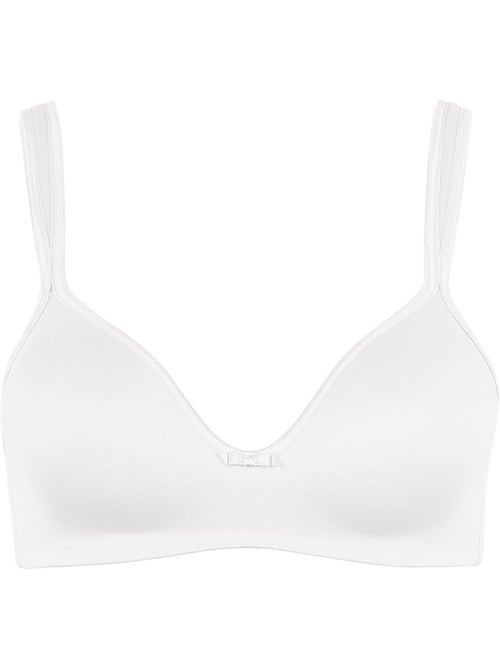 Soutien-gorge sans armatures Victoria ivoire - Kiabi