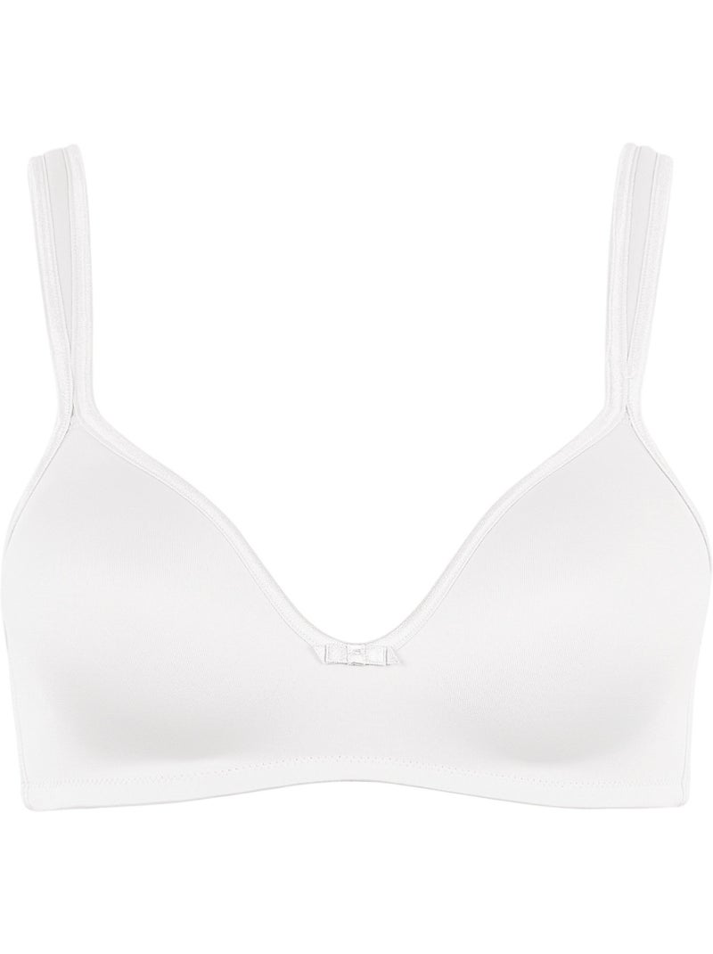 Soutien-gorge sans armatures Victoria ivoire Ecru - Kiabi