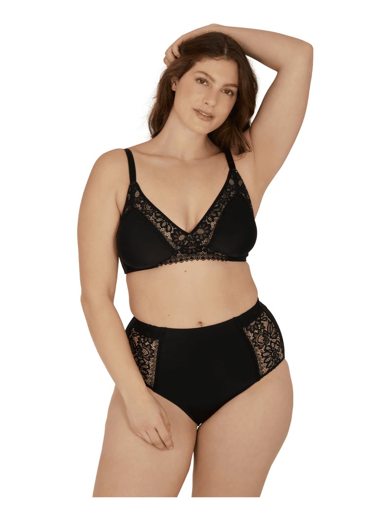 Soutien-gorge sans armatures WELL ALLURE Noir - Kiabi