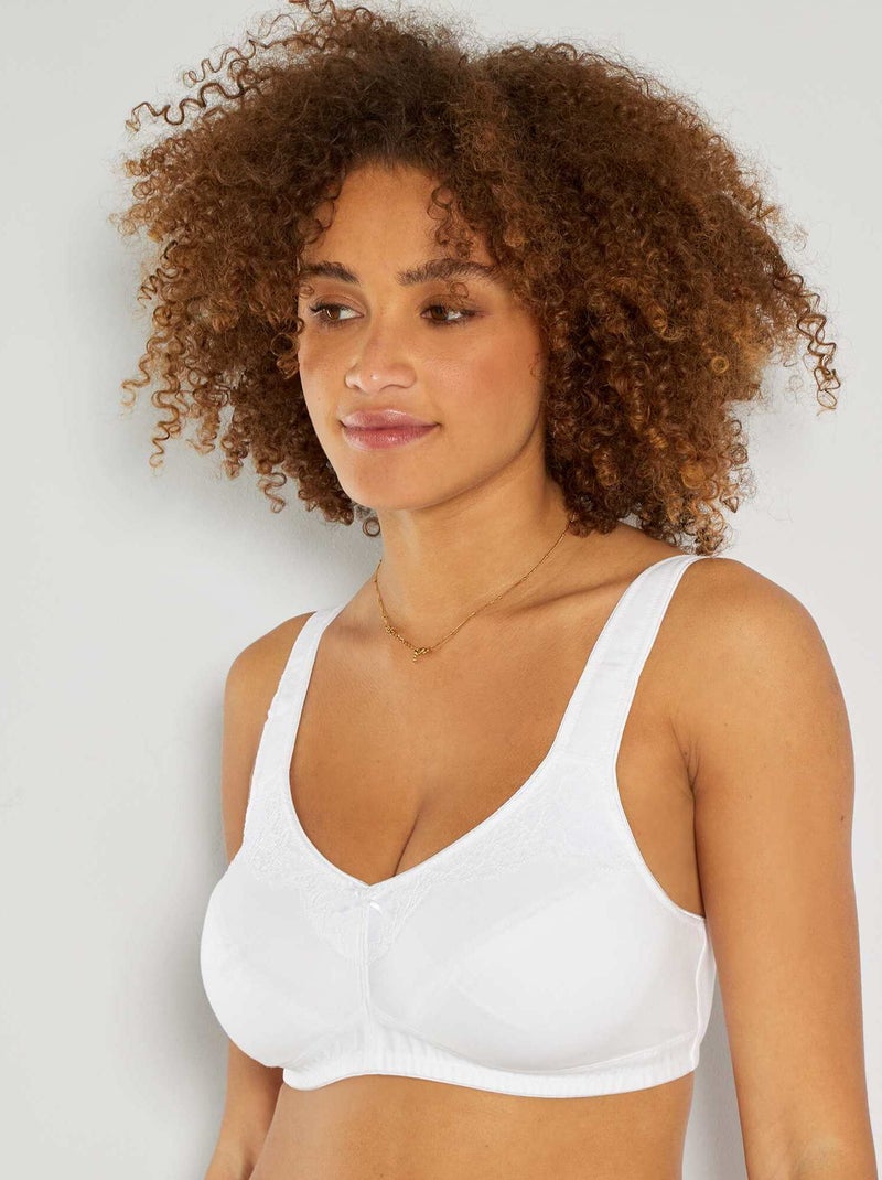 Soutien-gorge 'Sans Complexe' blanc - Kiabi