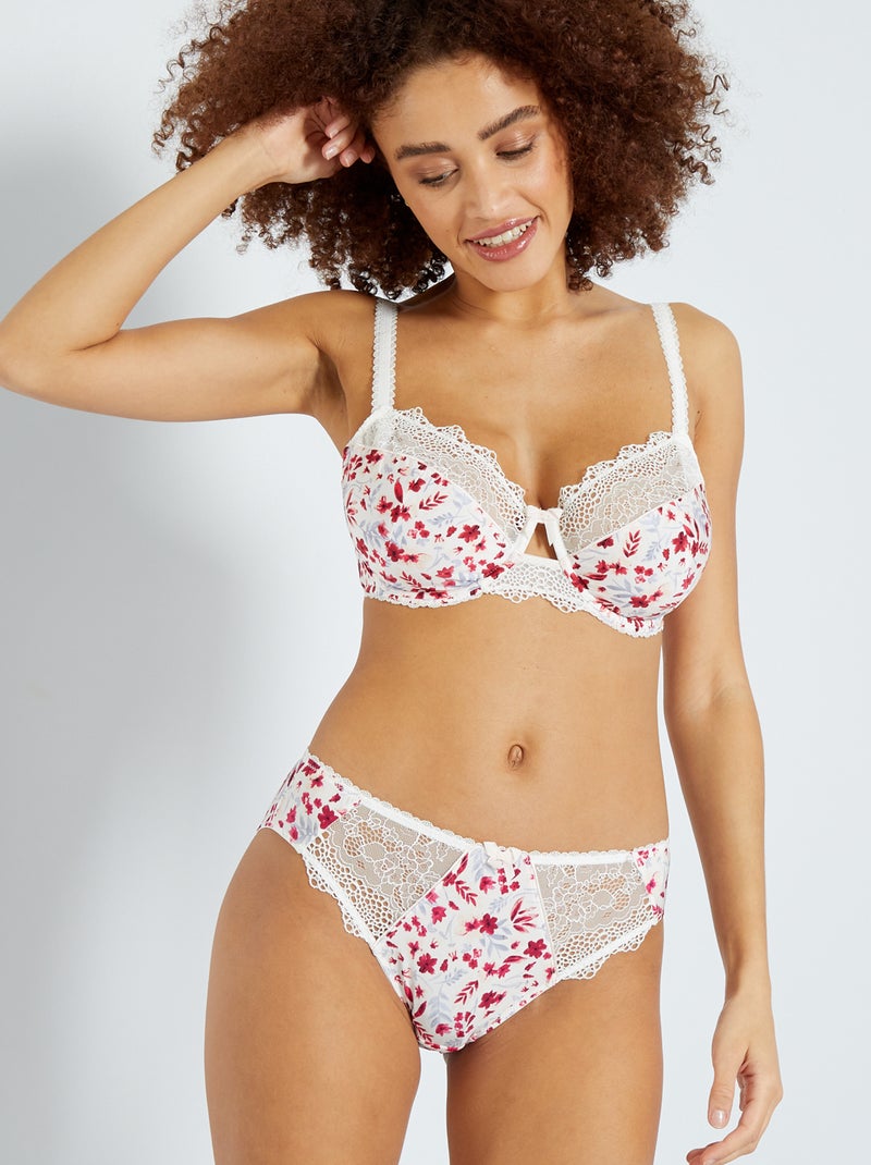 Soutien-gorge 'Sans Complexe' ivoire - Kiabi