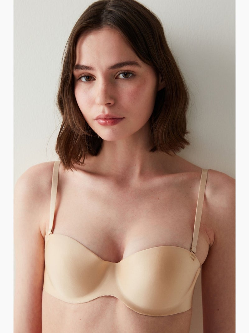 Soutien-gorge sans couture à armatures penti Nude - Kiabi