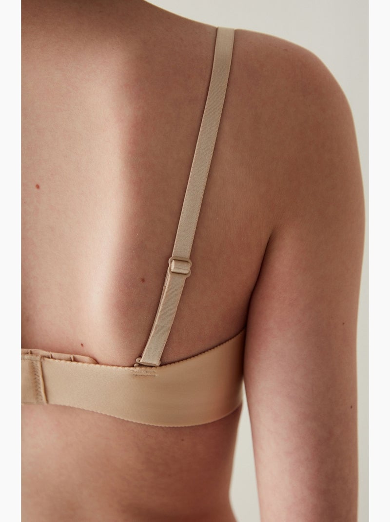 Soutien-gorge sans couture à armatures penti Nude - Kiabi