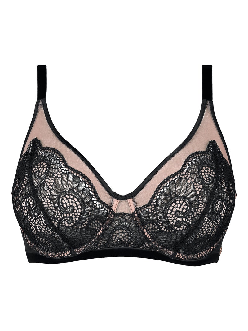 Soutien-gorge serena sans complexe lingerie Noir Beige - Kiabi