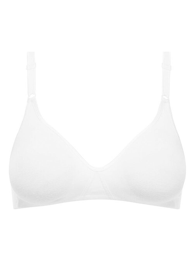 Soutien-gorge Soft Cup Sans Armatures Eco Dim Confort Blanc - Kiabi
