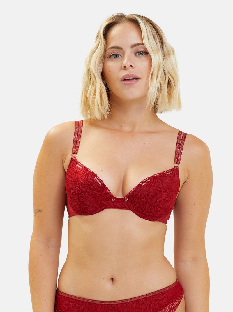 Soutien-gorge Somptueuse Billet Doux Rouge - Kiabi