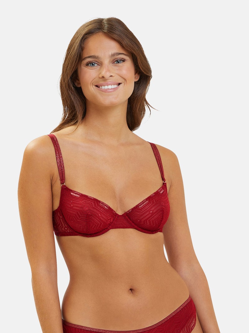 Soutien-gorge Somptueuse Billet Doux Rouge - Kiabi