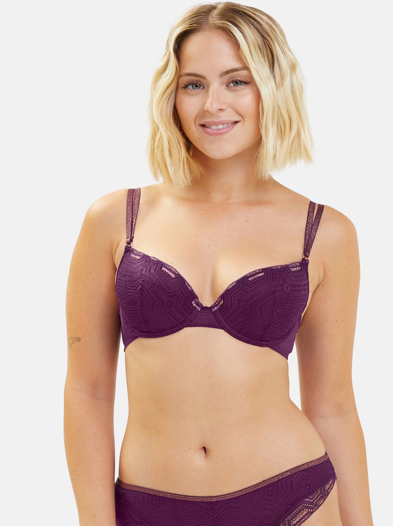 Soutien-gorge Somptueuse Billet Doux Violet - Kiabi