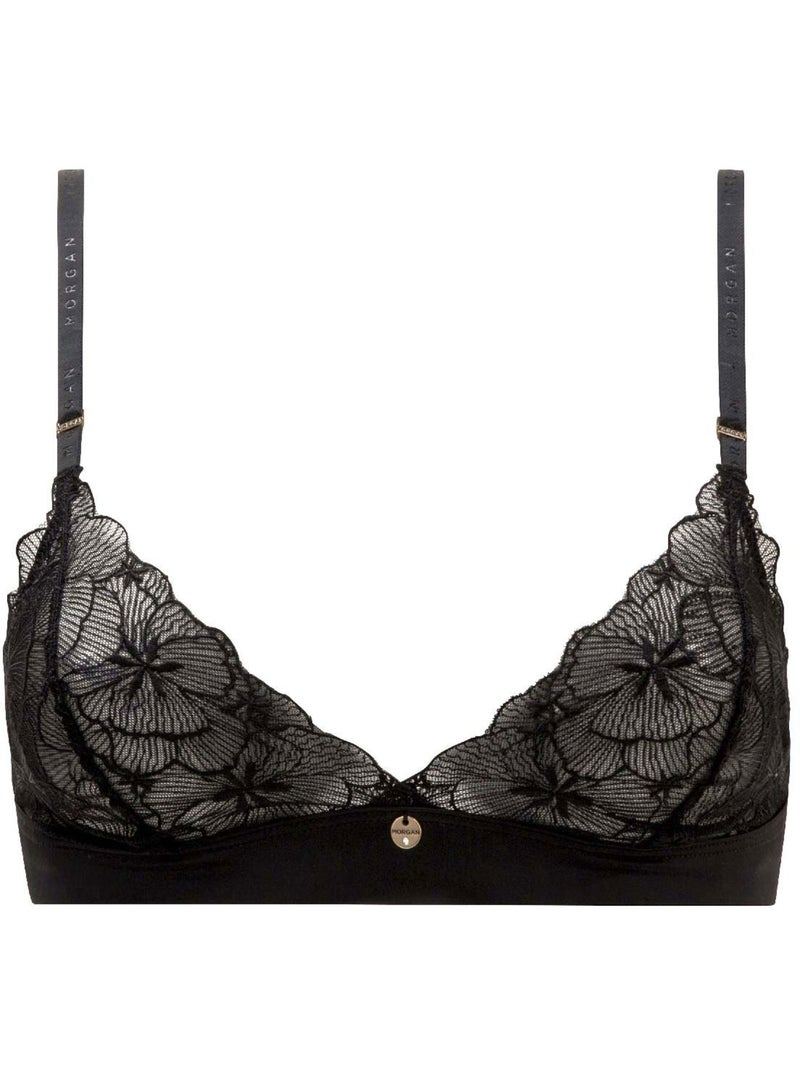 Soutien-gorge souple AMANDINE - Morgan Lingerie Noir - Kiabi