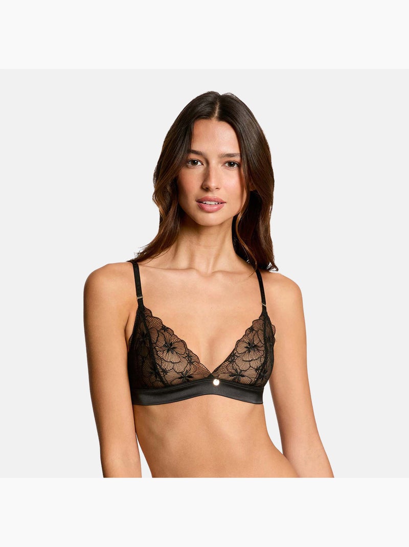 Soutien-gorge souple AMANDINE - Morgan Lingerie Noir - Kiabi