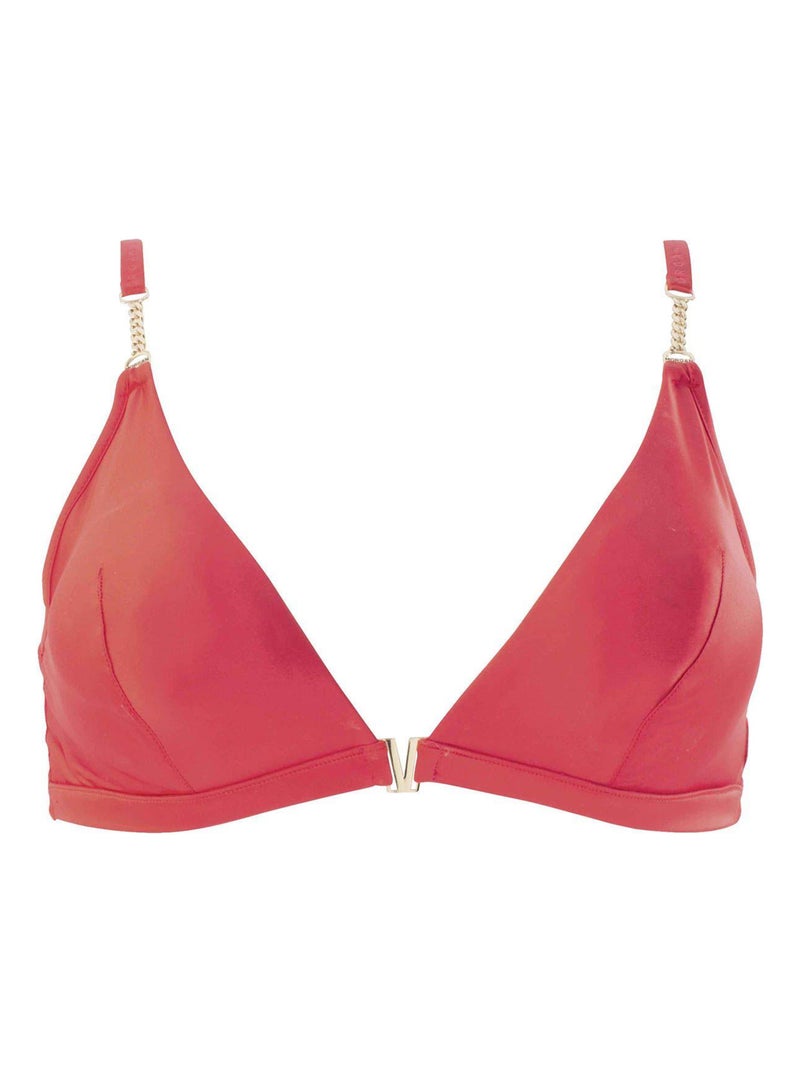 Soutien-gorge souple AVA satin - Morgan Lingerie Rouge - Kiabi