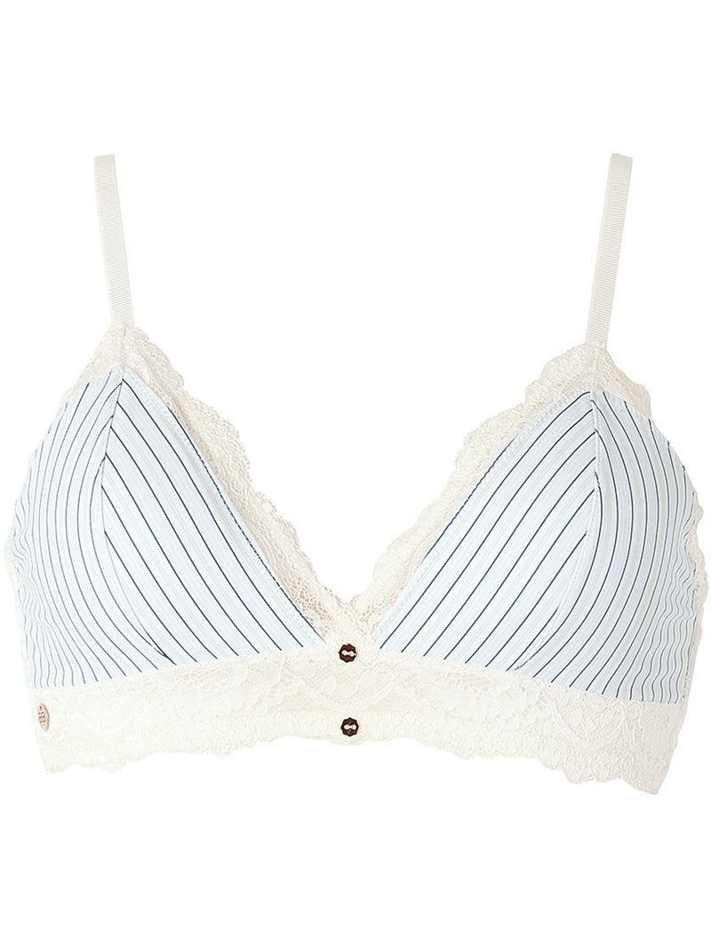 Soutien-gorge souple coques amovibles GUINGUETTE - Brigitte Bardot Lingerie Blanc - Kiabi