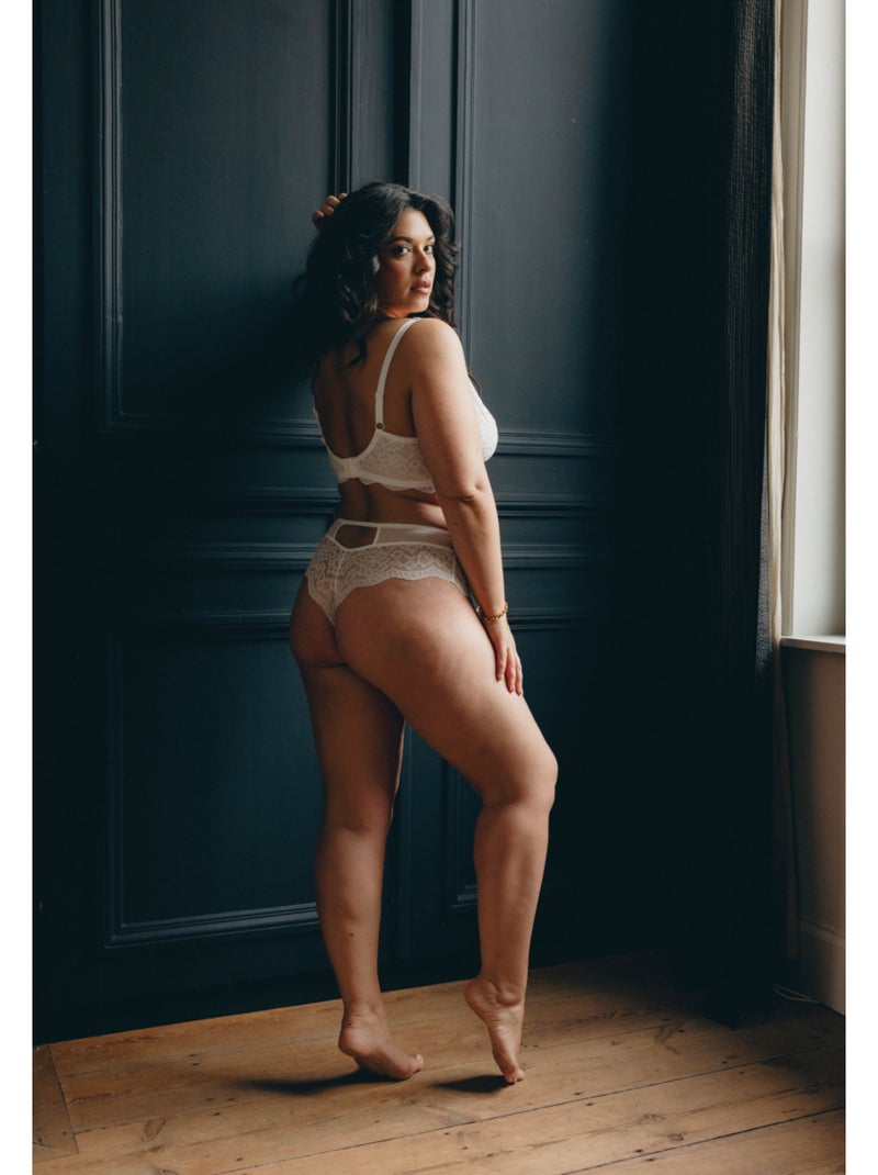 Soutien-gorge souple emboîtant Beauty Blanc - Kiabi