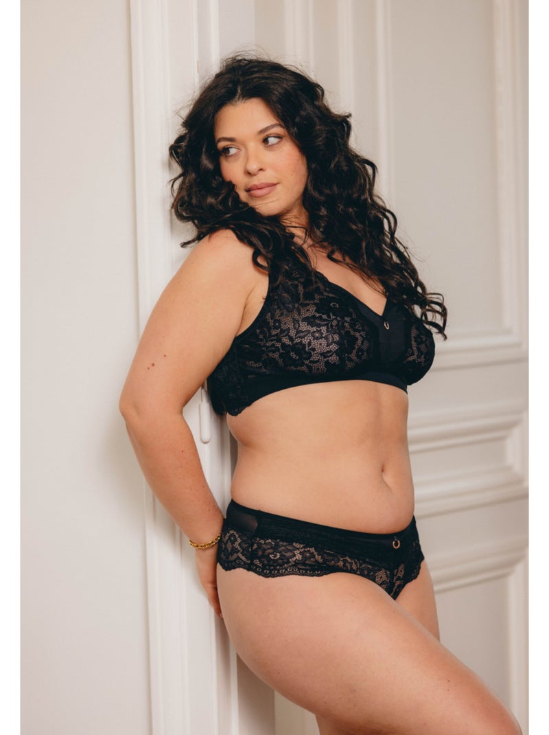 Soutien-gorge souple emboîtant Beauty Noir - Kiabi