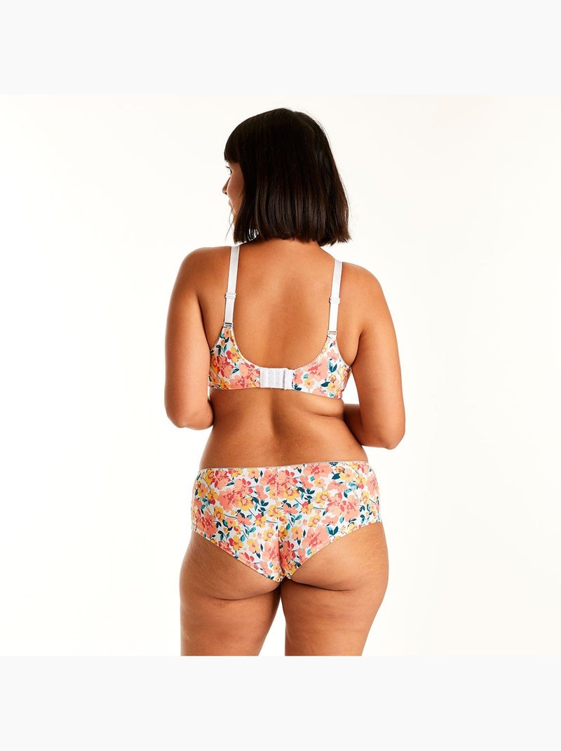 Soutien-gorge souple grand maintien ELENA - Pomm'Poire Blanc - Kiabi