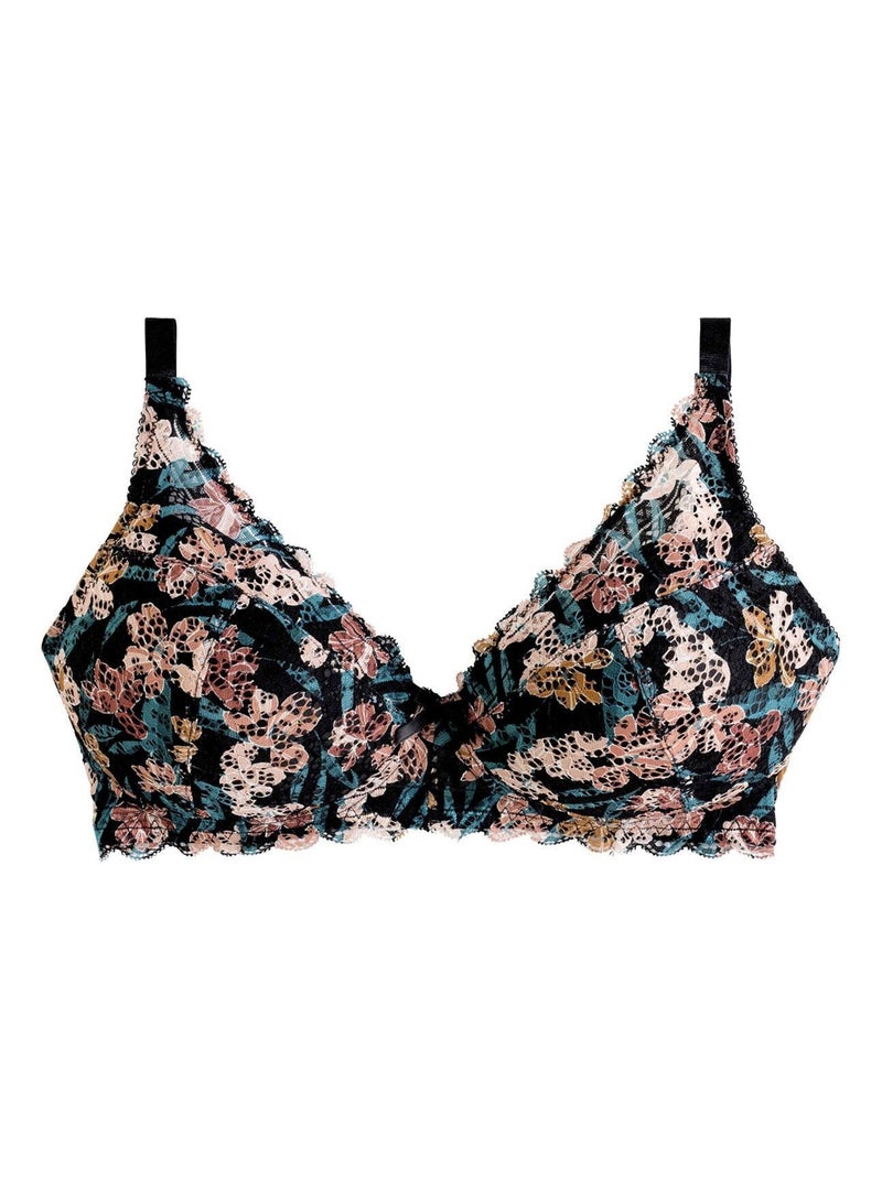 Soutien-gorge souple grand maintien ELENA - Pomm'Poire Marron - Kiabi