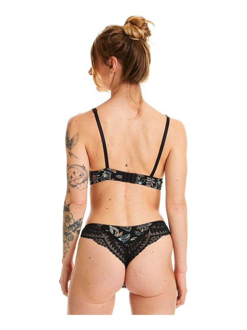 Soutien-gorge souple IVRESSE - Pomm'Poire Noir - Kiabi