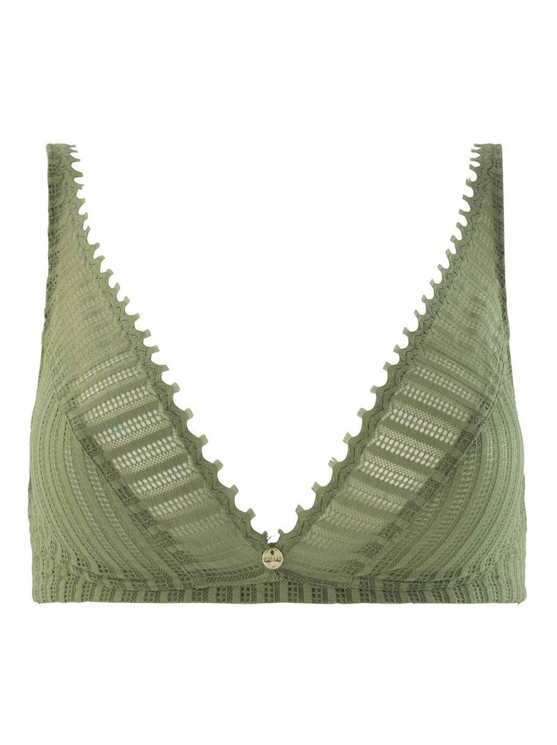 Soutien-gorge souple KENZA DENTELLE - Morgan Lingerie Vert - Kiabi