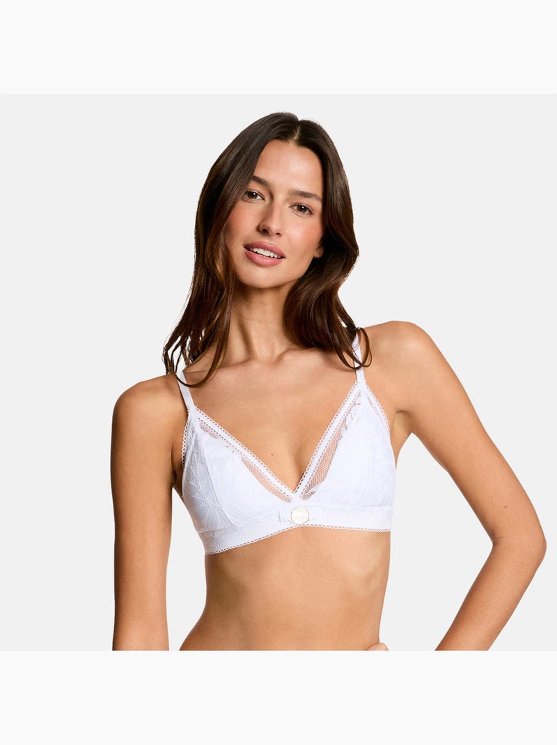 Soutien-gorge souple LINA - Morgan Lingerie Blanc - Kiabi