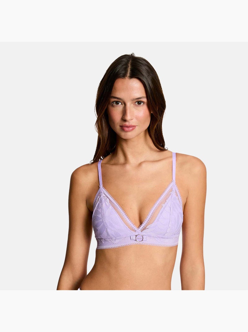 Soutien-gorge souple LINA - Morgan Lingerie Violet - Kiabi