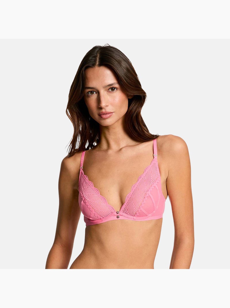 Soutien-gorge souple LORIE - Morgan Lingerie Rose - Kiabi